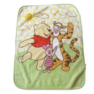 VTG Winnie the Pooh Disney Baby Plush Blanket